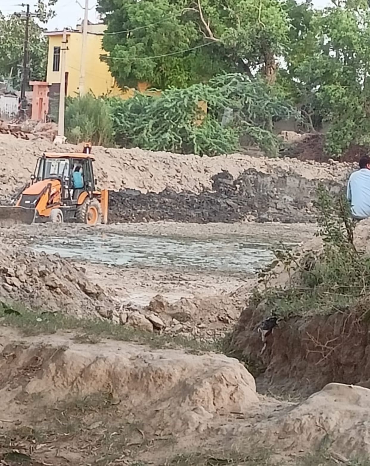 Bulldozer running on the rights of MNREGA workers