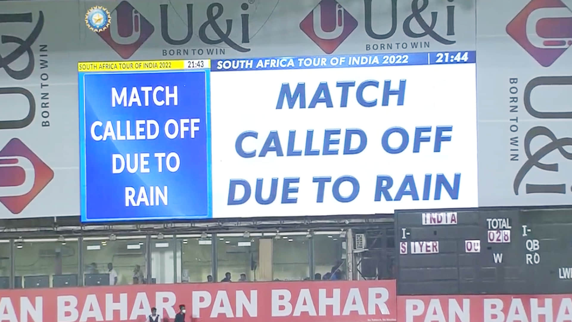 IND vs SA T20 Series: India vs South Africa Fifth T20 cancelled due to rain, series tied at 2-2, Bhuvneshwar Player of the Series