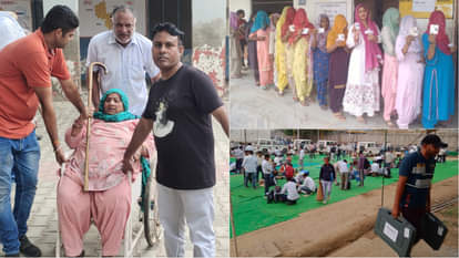 जींद जिले में कुल 70.21 प्रतिशत मतदान हुआ।