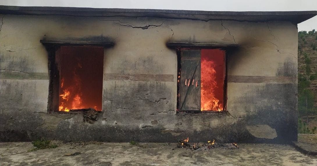 Fire At School Building