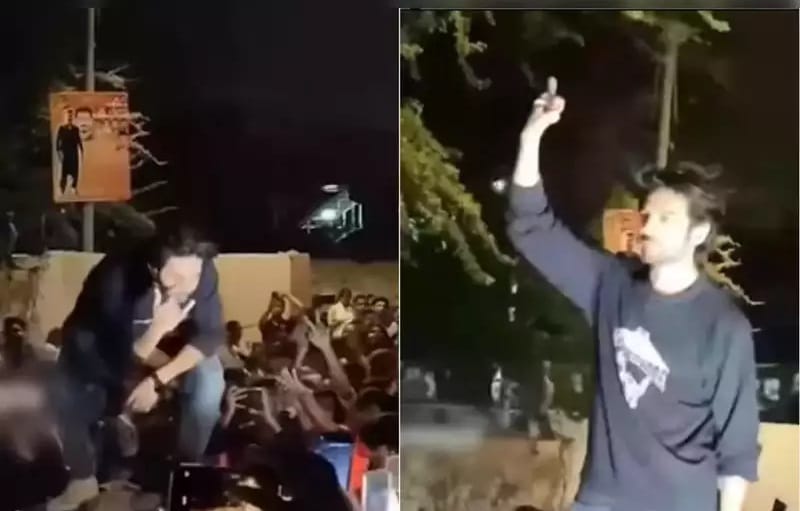 Bhool Bhulaiyaa 2 Actor Kartik aaryan stood on the car showered love to the fans see video here