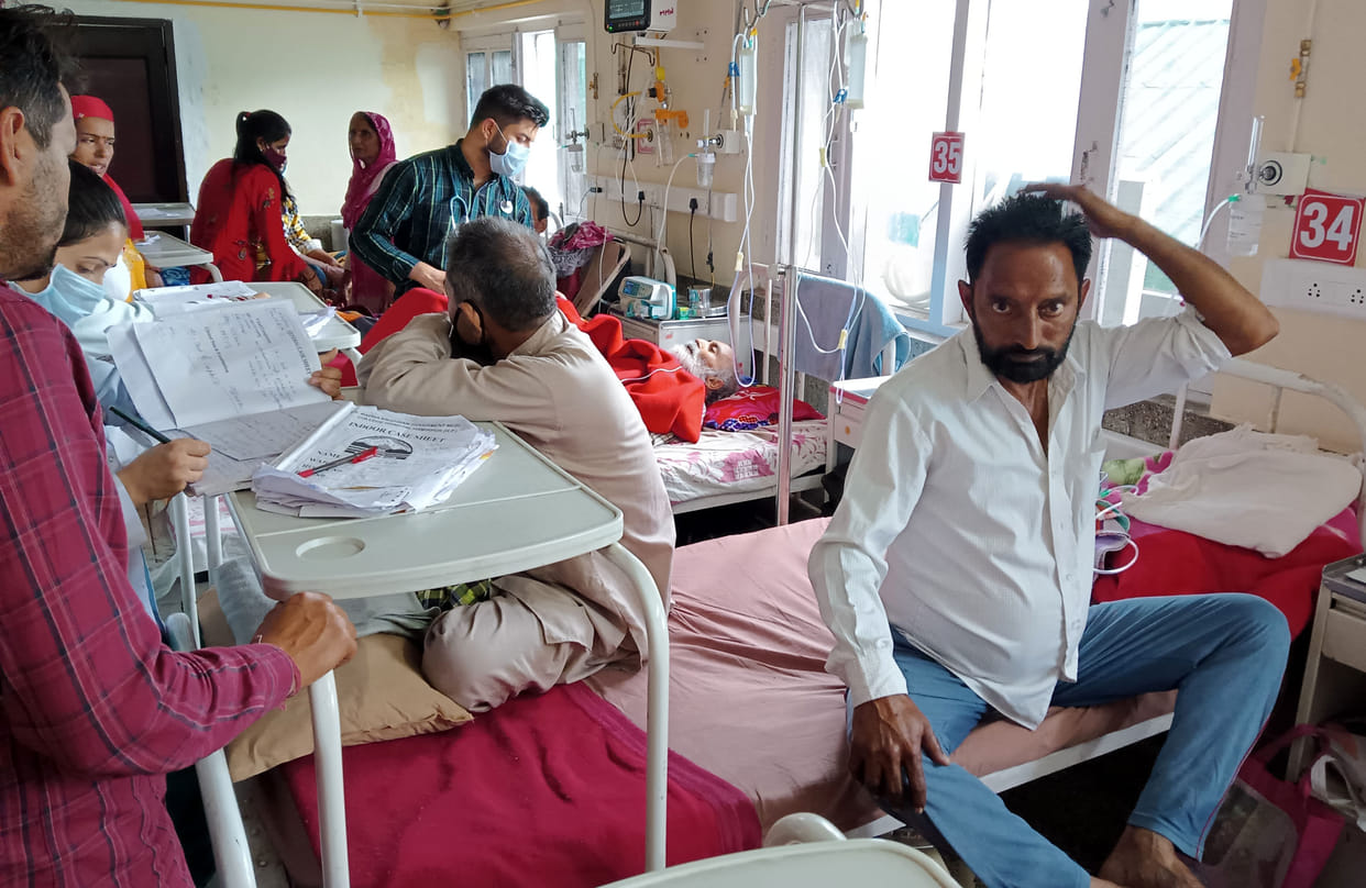 50 beds in medical ward, 66 under treatment