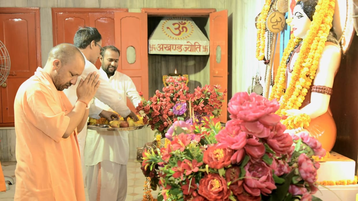 CM Yogi will come to Gorakhpur today on a two-day tour