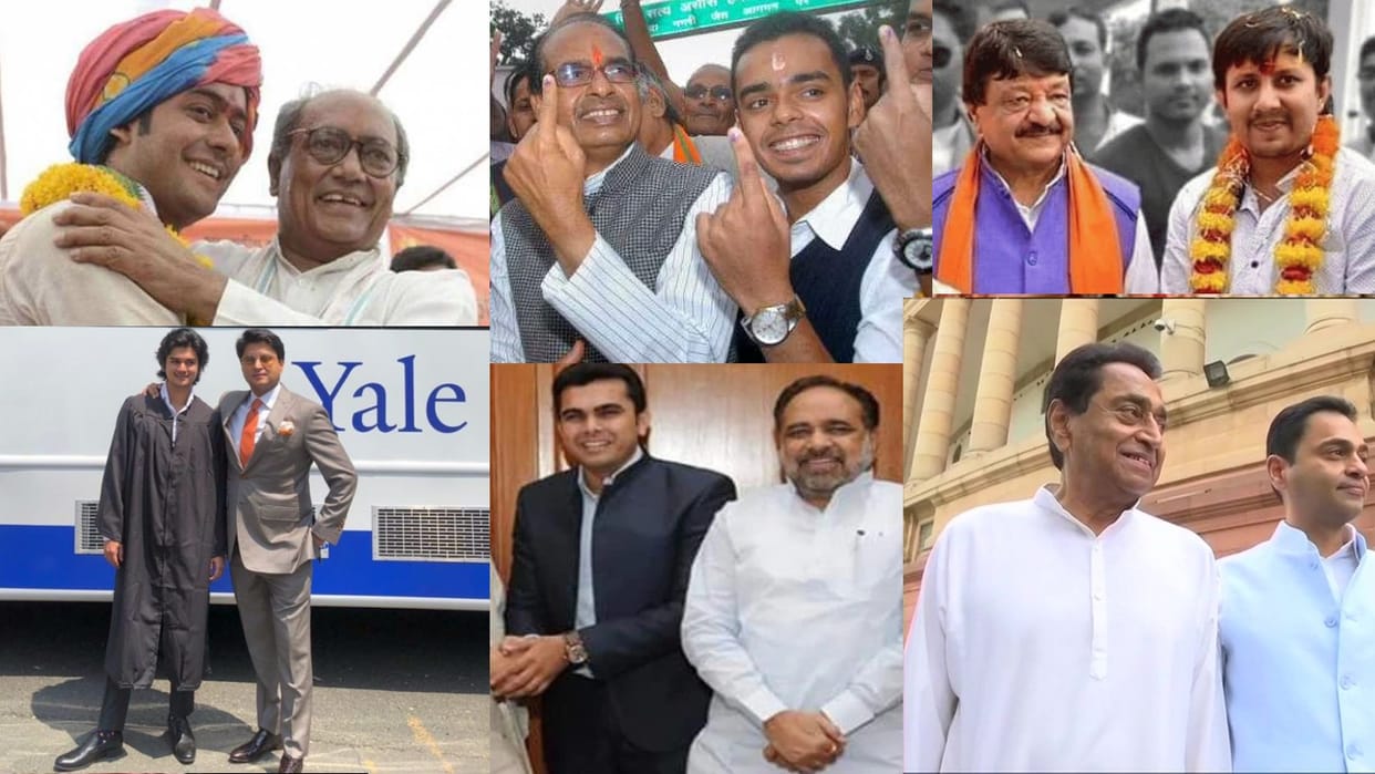 Father's Day 2022: From Nath to Scindia, these father-son duos are active in Madhya Pradesh politics