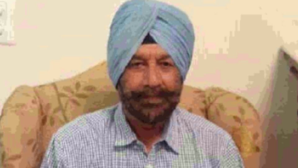 Father of martyr Major Harminder Pal Singh fought to remain son memory intact