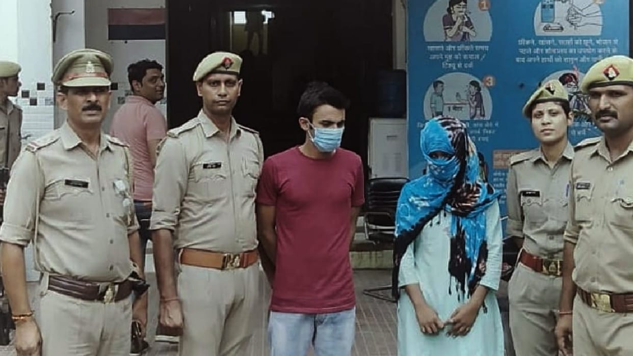 wife murder her husband after fall in love with farmer servant in Muzaffarnagar UP