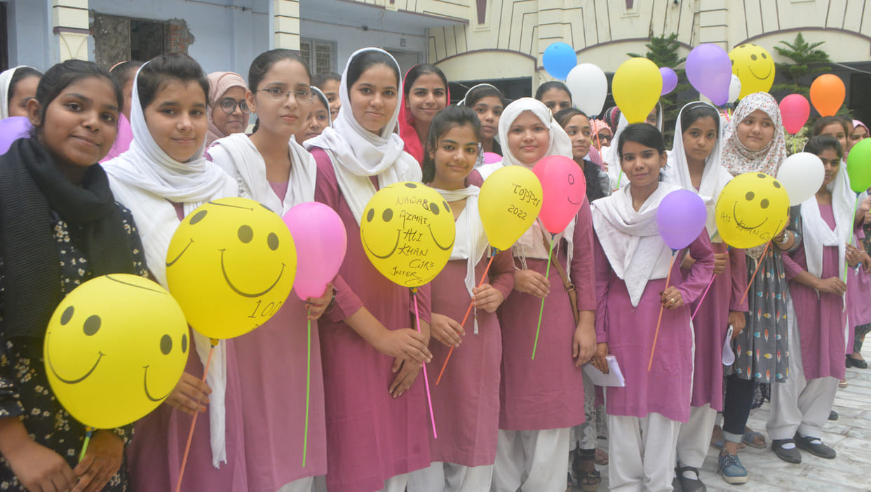 Devansh in 10th and Ajay Sharma district topper in 12th