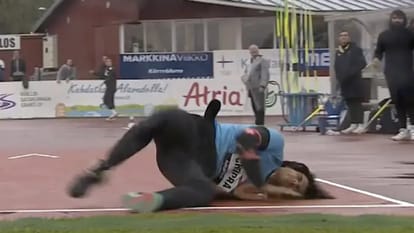 Neeraj Chopra, who survived the injury, was eyeing the Diamond League season, throwing 86.69m javelin, won the gold medal in Cuortane