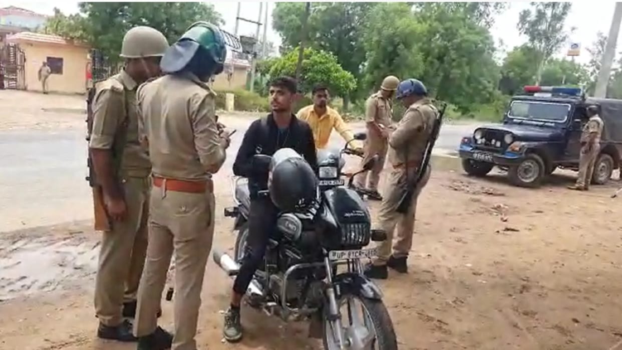 Police alert in Aligarh after friday violence against Agneepath scheme