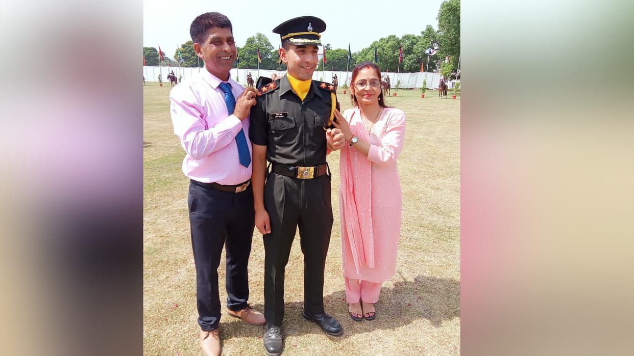 Himachal News: nitin Sharma Lieutenant in Indian Army