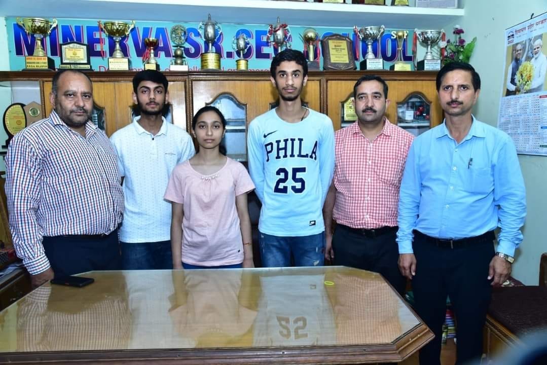 girl students in 12th class exam result