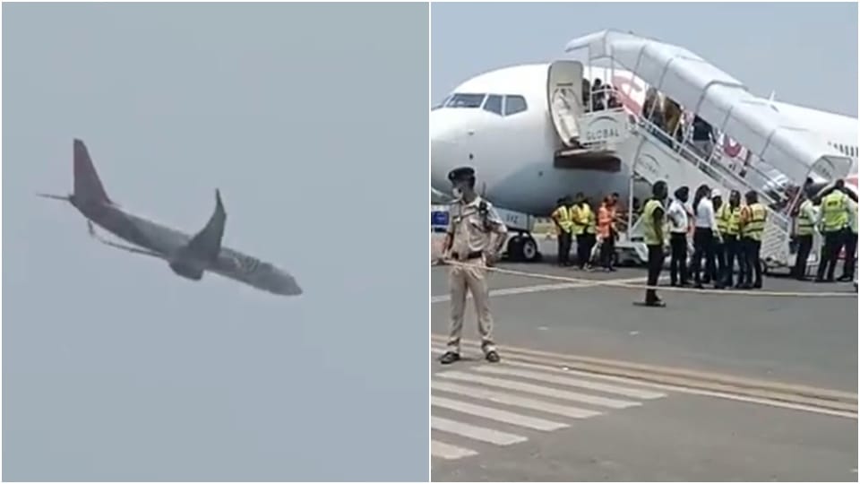 Bihar: Fire breaks out in SpiceJet plane, emergency landing in Patna