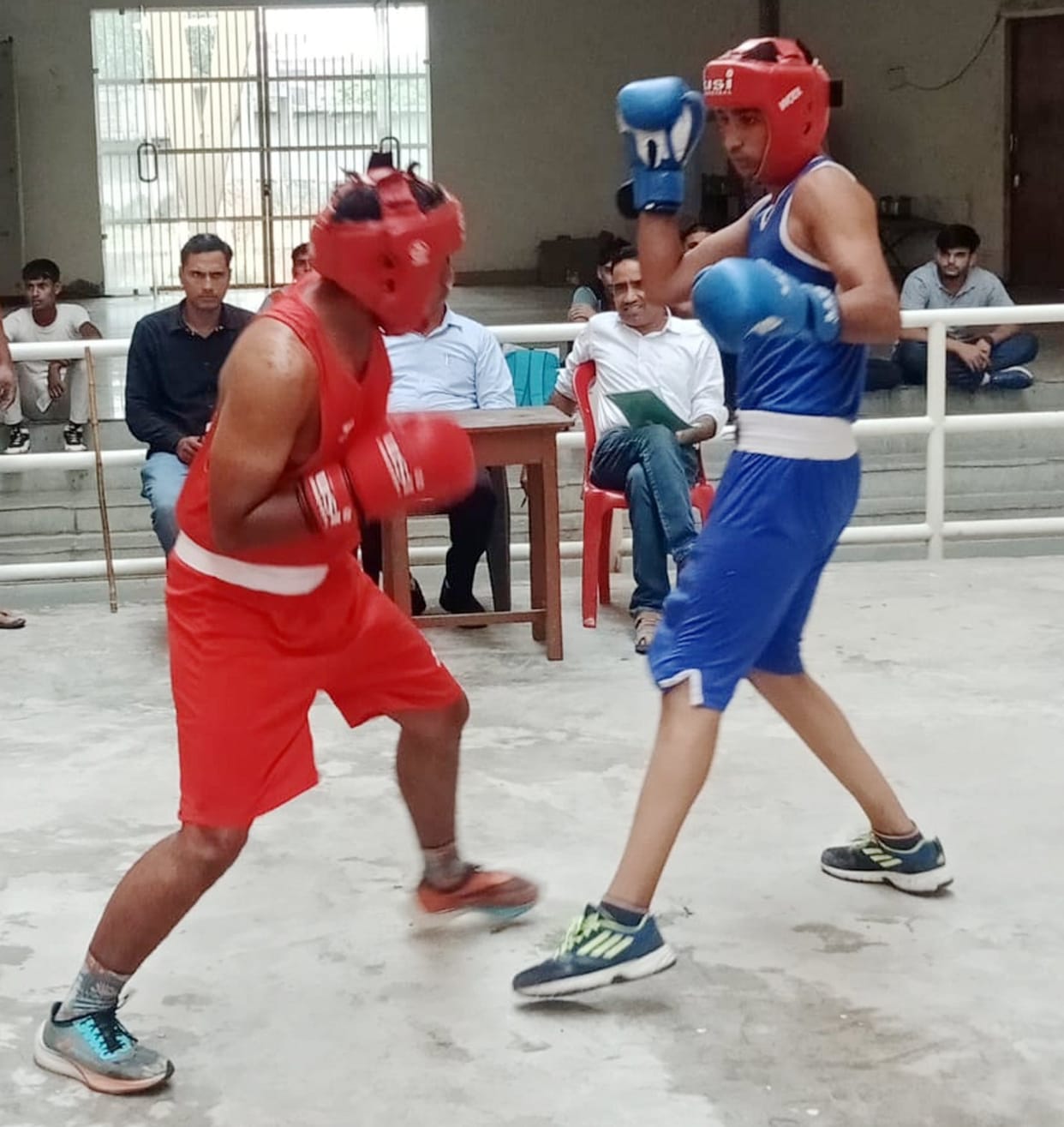 Selection of boxers for state level boxing competition