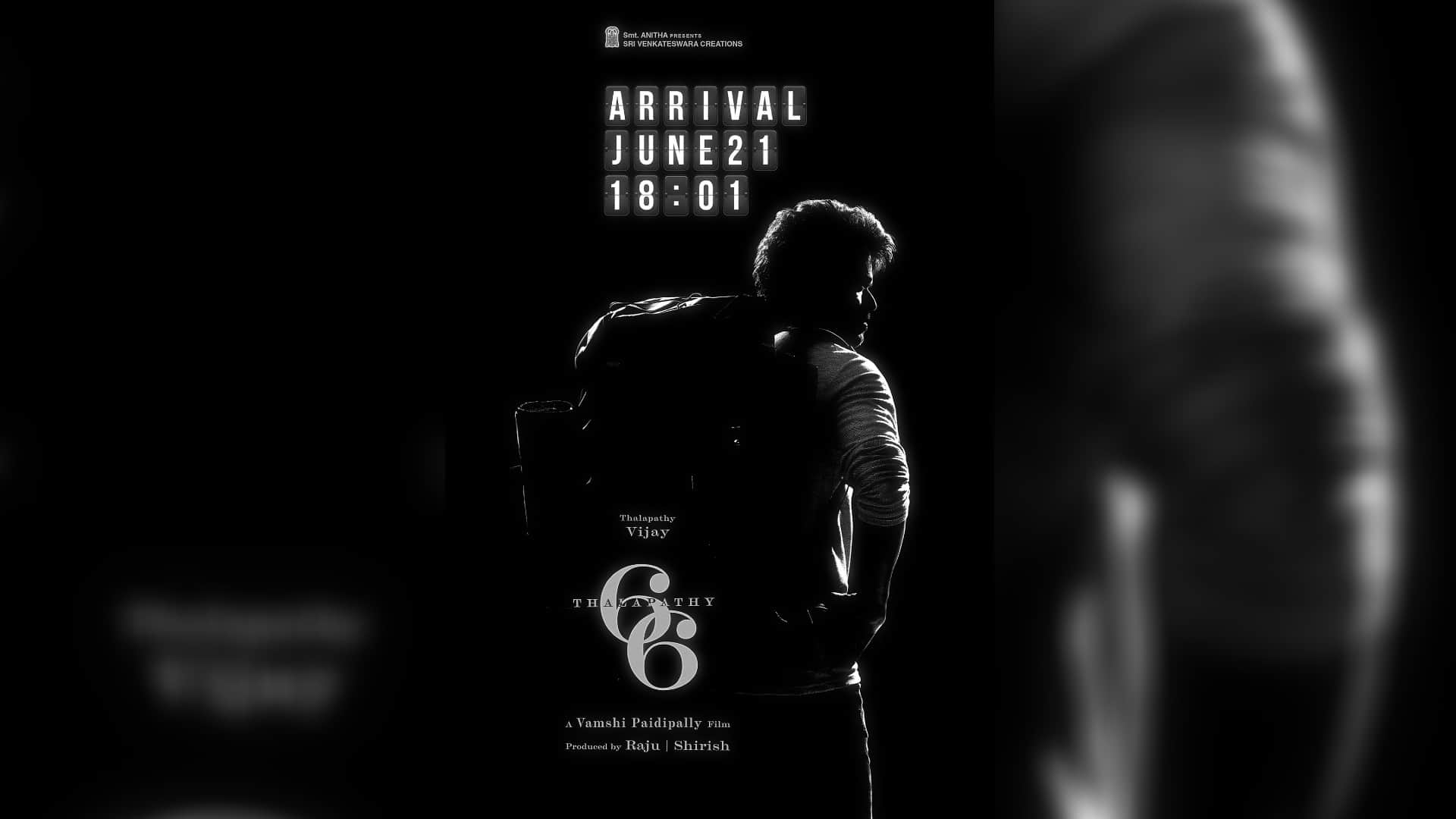 Thalapathy 66 thalapathy vijay and rashmika mandana starrer film first look poster release