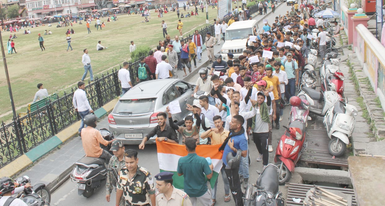 protest  against Agneepath scheme