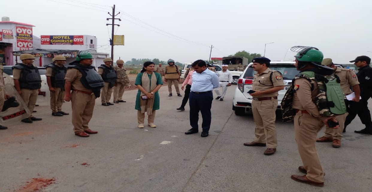 Aligarh: Call for Bharat Bandh against Agnipath plan in Tappal, police administration alert