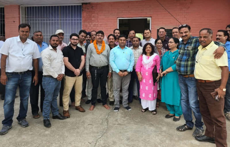 Anil Kumar won the secretary's post by 12 votes.