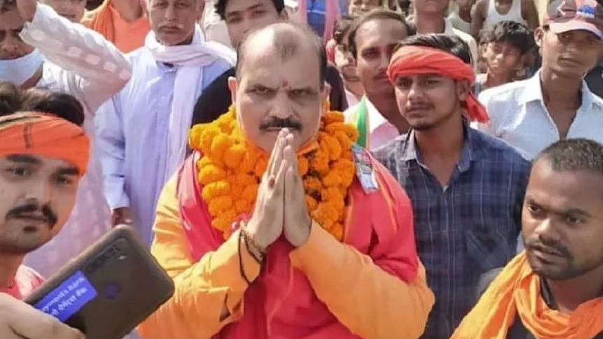 BJP MLA Harish Bhushan Thakur Bachhaul gave controversial statement says Jihadis behind violence in Bihar