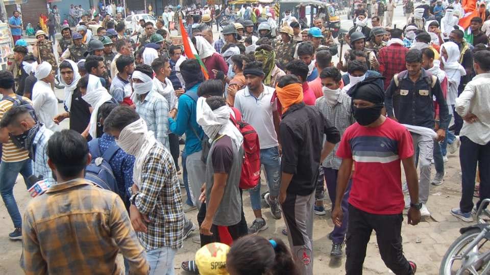 Protests in many districts of Haryana against Agnipath scheme