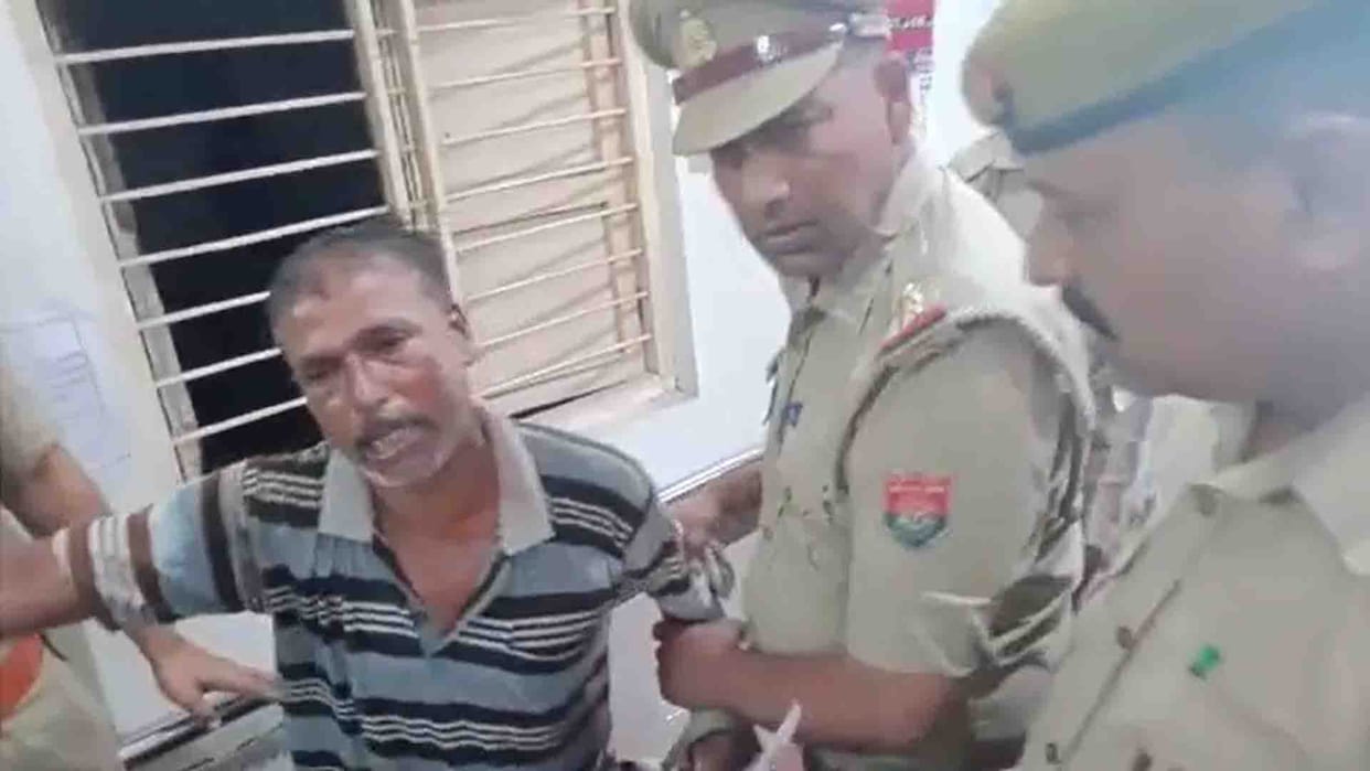 kanpur: farmer attempted self-immolation in dm office