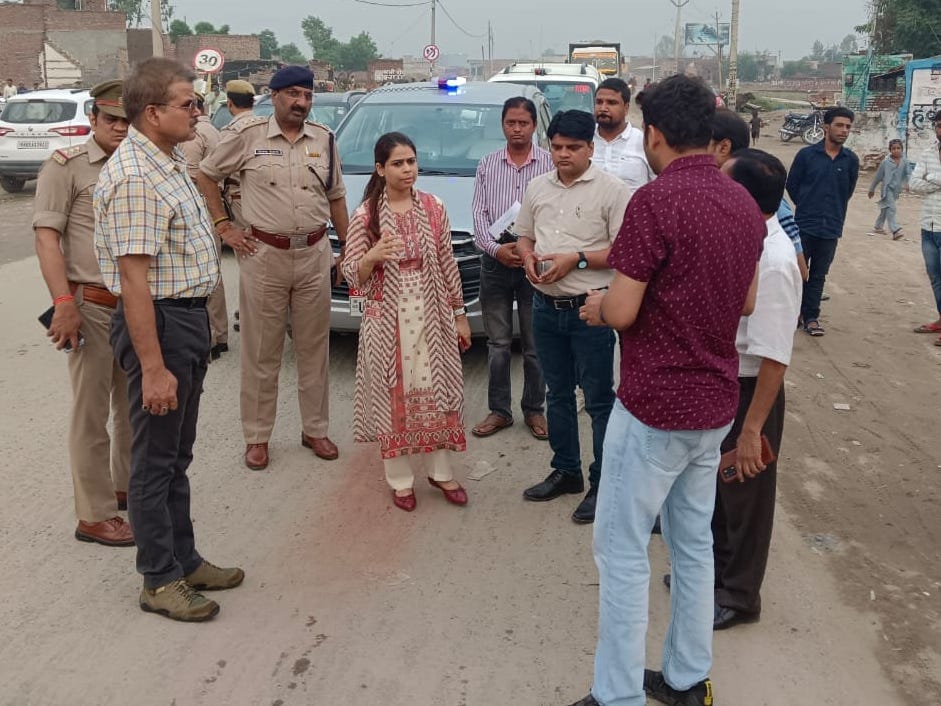 DM inspected Kanwar Marg in view of Shivratri