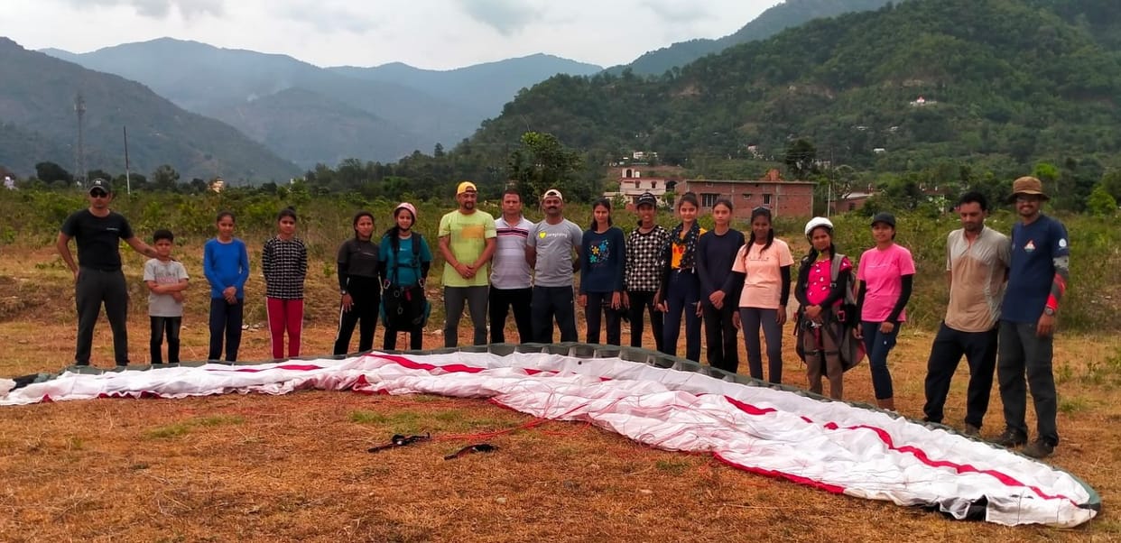 Paragliding pilot training begins in Kotabagh