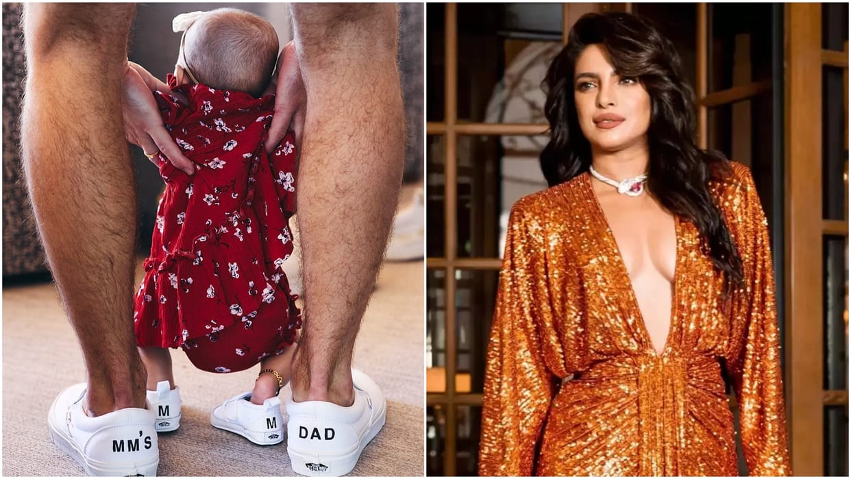 Priyanka Chopra shared a picture of her daughter with nick jonas on Fathers Day writes heart touching note for husband
