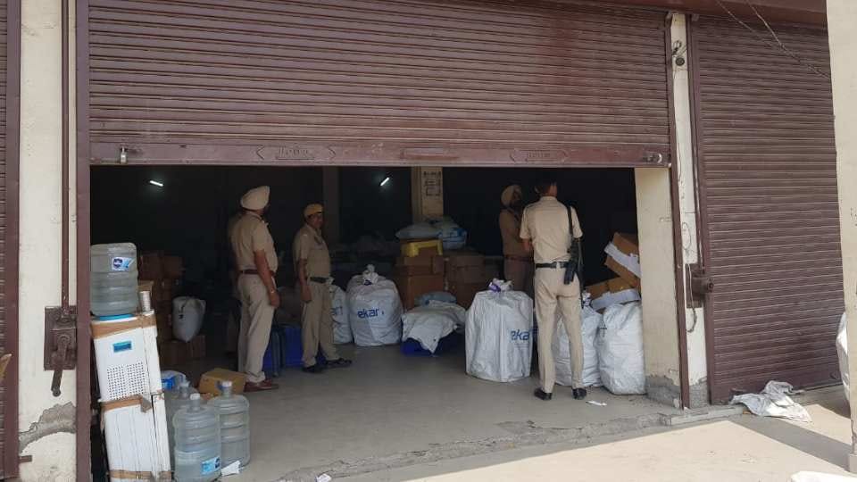Loot in a Godown in Derabassi of Punjab