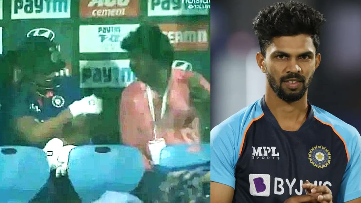 Ruturaj Gaikwad controversial gesture to groundsman trying to take selfie with him