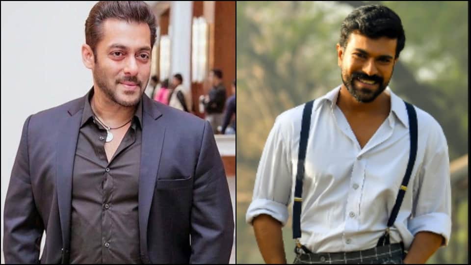 Kabhi eid kabhi diwali Salman Khan having dinner with Ram Charan Pooja Hegde and Venkatesh Daggubati at RRR Actor house