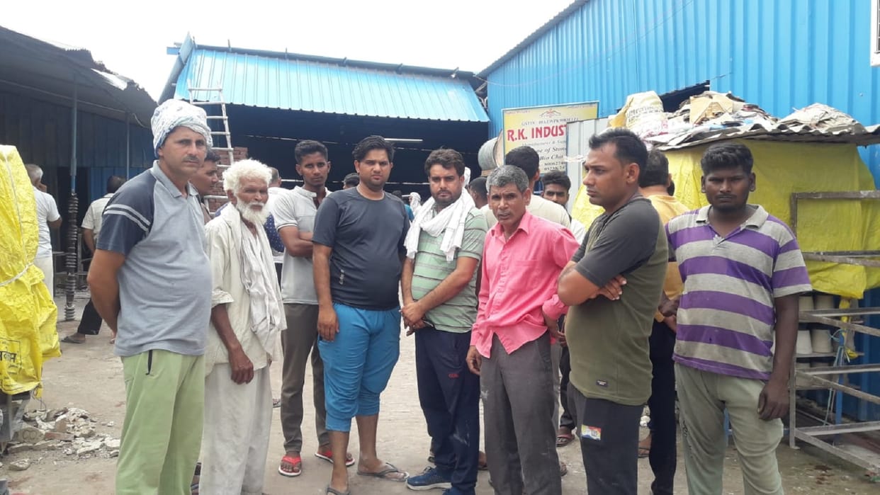 Bulandshahar Laborer dies after being hit by machine lease in Khurja
