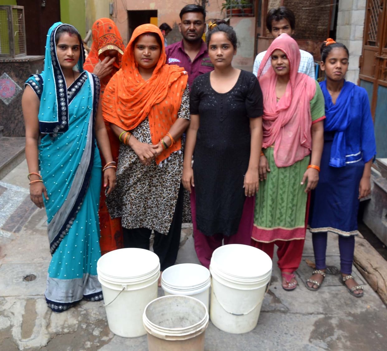 One thousand people are facing water crisis for two years