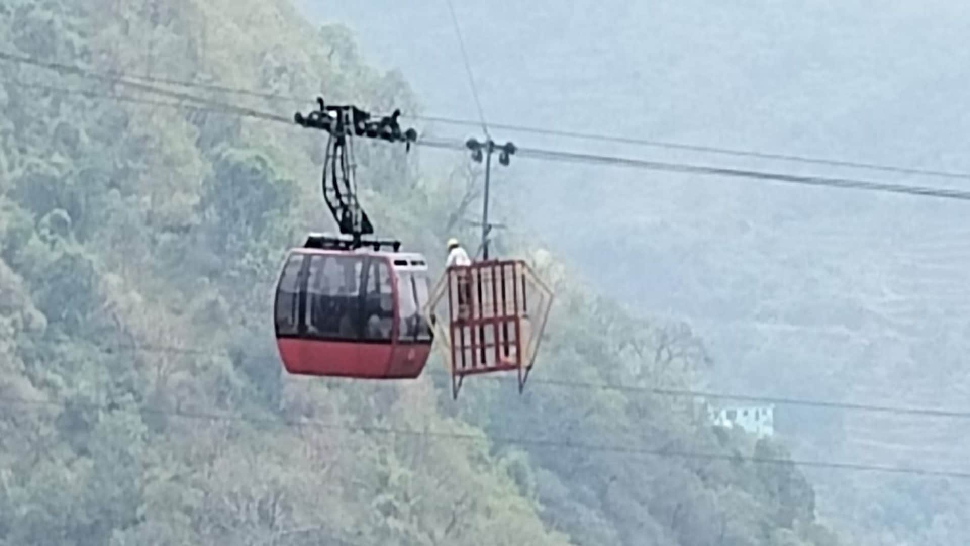 Timber Trail Trolley Parwanoo The breaths of 11 tourists stuck in the air for almost six hours at a height of 150 feet
