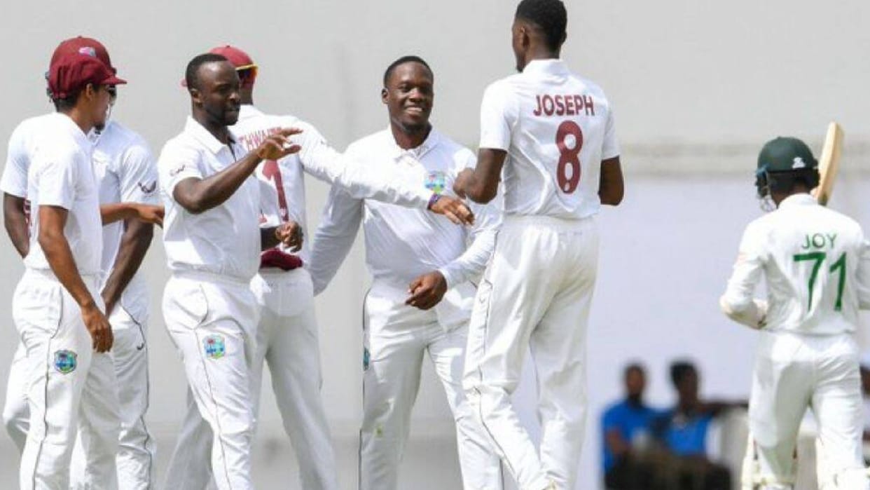 WI vs BAN West Indies beat Bangladesh by seven wickets in first Test take a 1-0 lead in the series