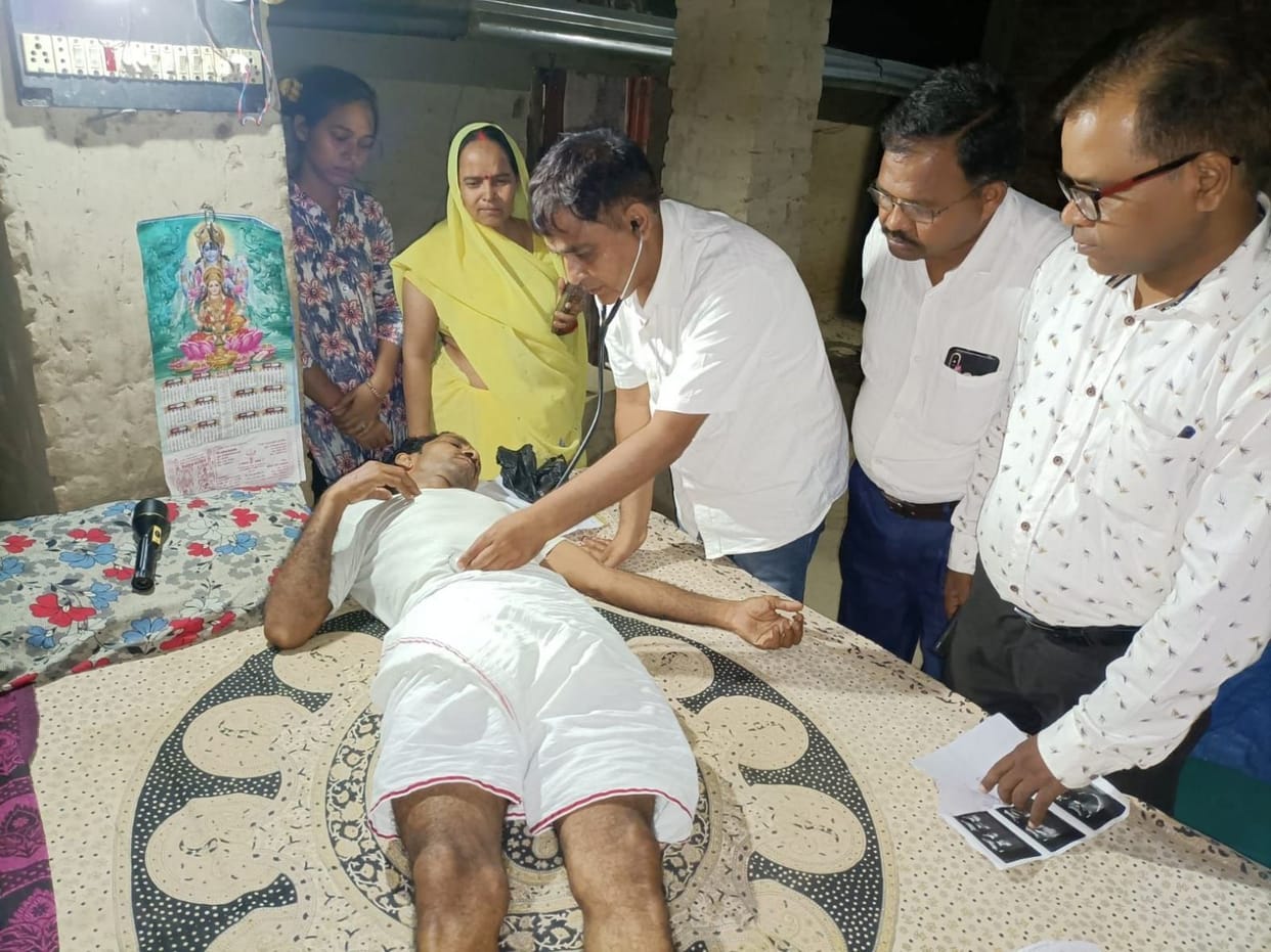 Medical team reached the village on the intervention of Deputy CM