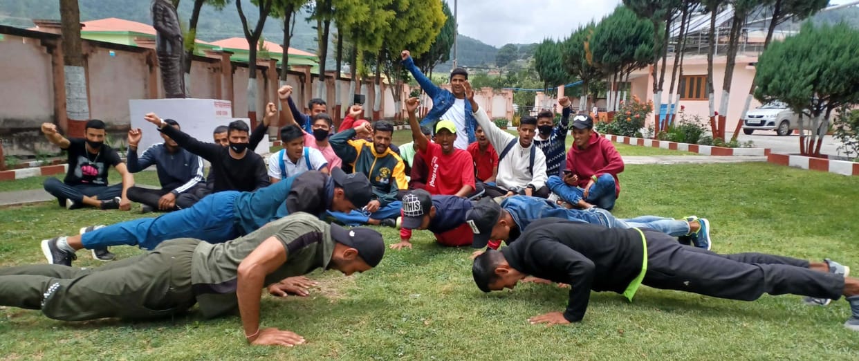 Apose of Agnipath in Champawat