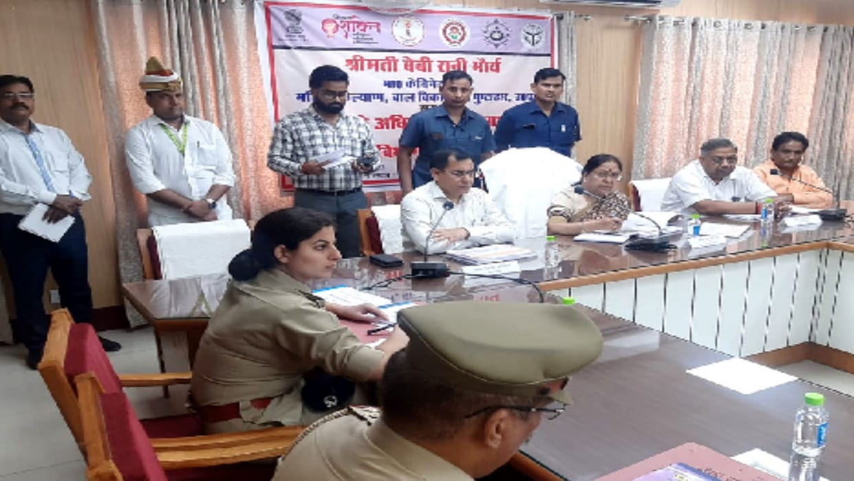 UP: State's Women Welfare Minister Baby Rani Maurya in Saharanpur, says take public welfare schemes to the common people