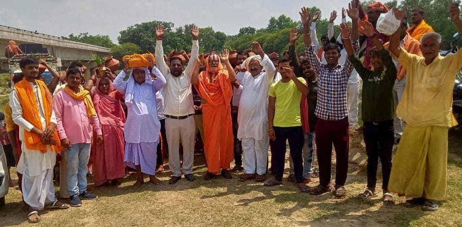 Kalash Yatra taken out for Shri Hanumant Mahayagya
