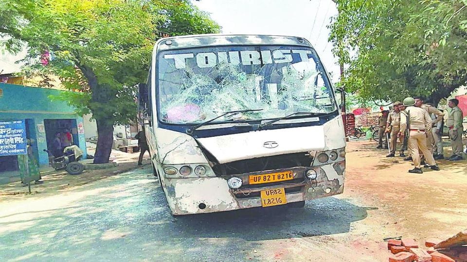 Five-year-old boy dies after crushed by bus in Kasganj