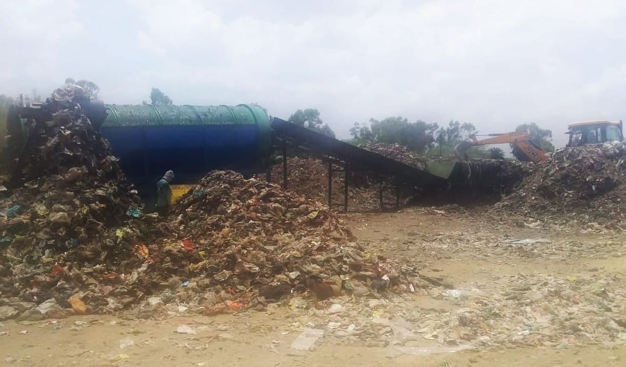 tramil machine cleaned dumping ground
