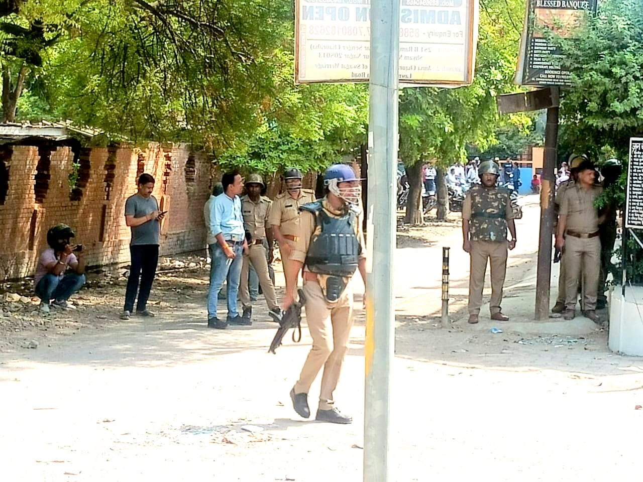 Shyam Nagar bullet case, Case registered for attacking police and under Arms Act, Accused and his wife sent to jail