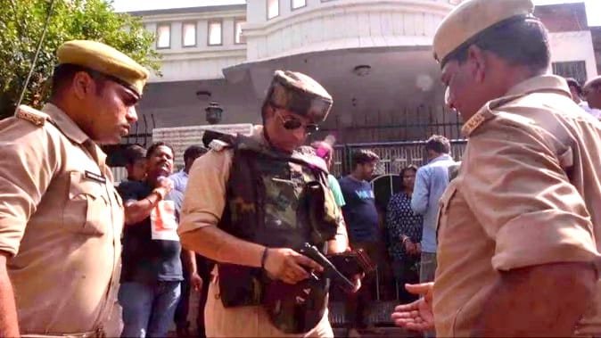 Shyam Nagar bullet case, Case registered for attacking police and under Arms Act, Accused and his wife sent to jail