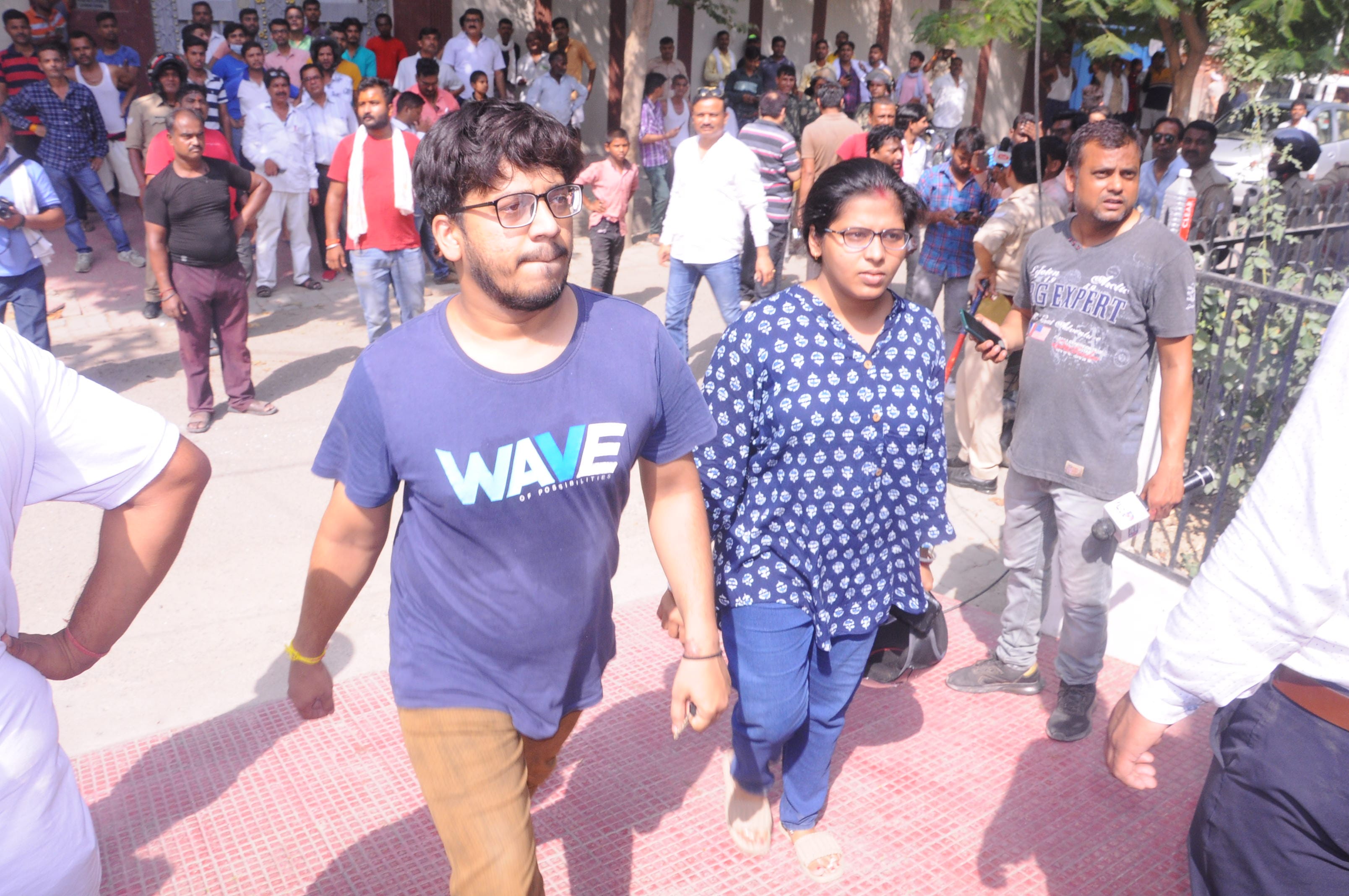 Shyam Nagar bullet case, Case registered for attacking police and under Arms Act, Accused and his wife sent to jail
