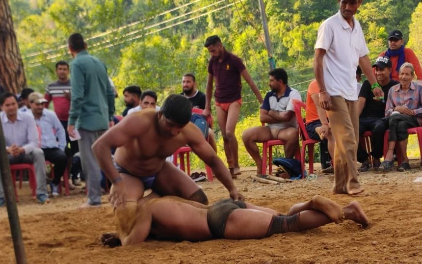Sandeep defeated Ajay of dangal mandi