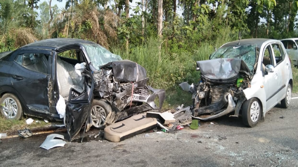Accident in Meerut 12 more people injured in car accident in Sardhana