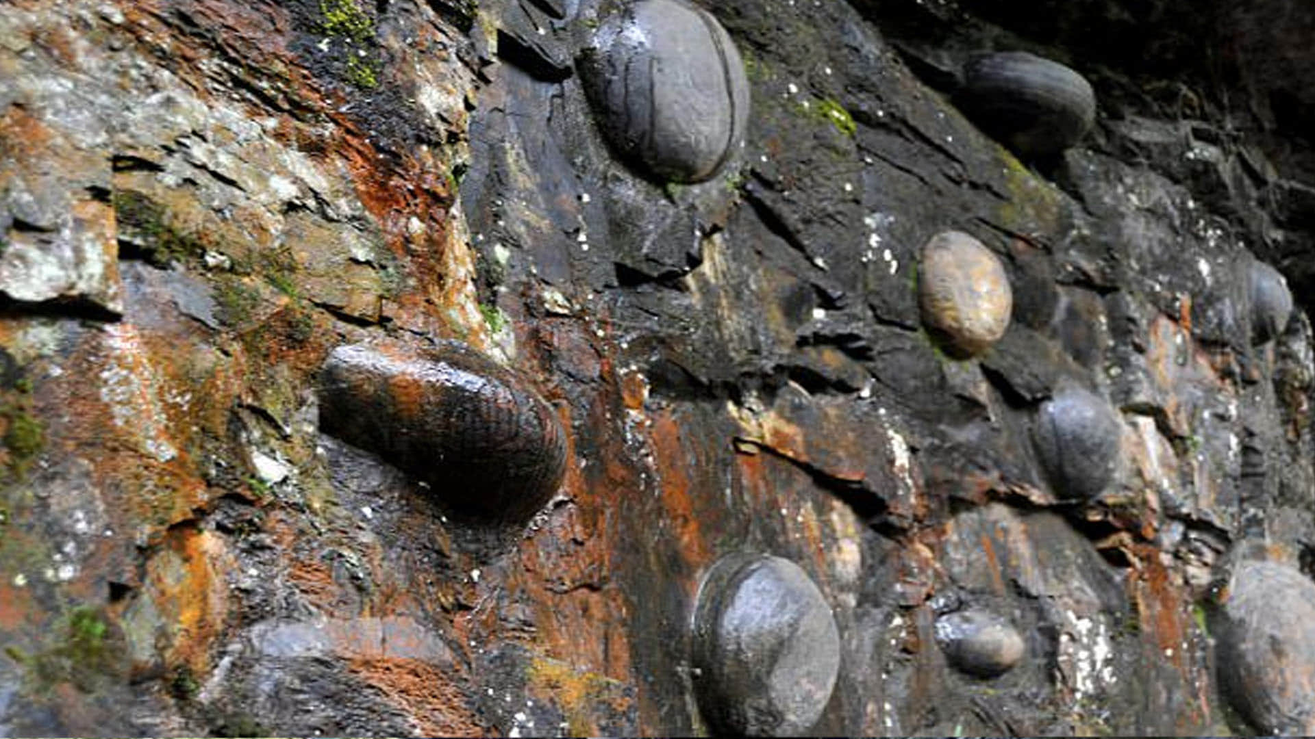 China mysterious cliff that lays egg shaped stones every 30 years in china you would not believe