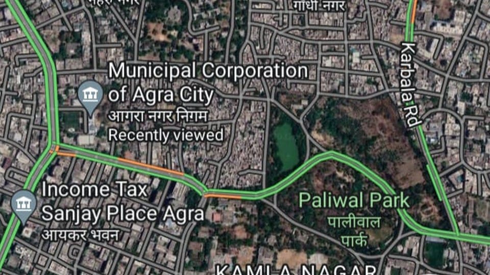 Traffic on Paliwal Park road will remain closed for 15 days in Agra
