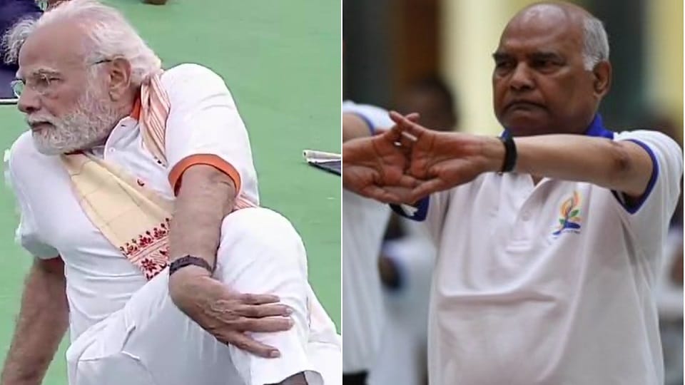 Internation Yoga day Live updates:  The whole country is celebrating Yoga Day, tremendous enthusiasm among the people
