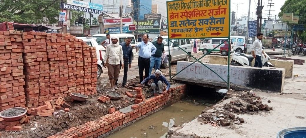 Construction of drain started