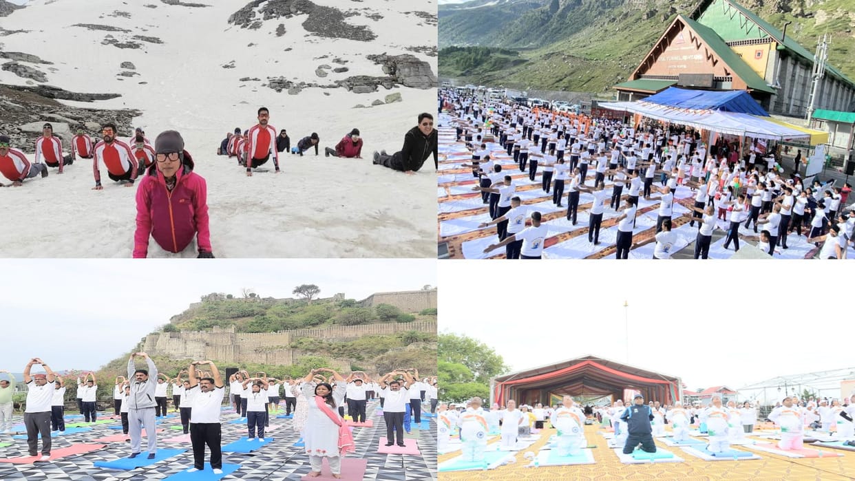 International Yoga Day celebration in himachal pradesh today